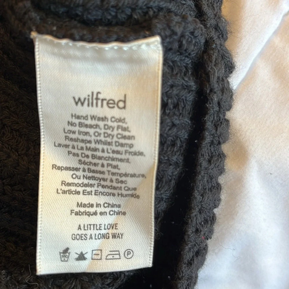 ARITZIA Wilfred
Requiem Merino Wool Knit Sweater Dress Black Size XXS, Cozy Chic - Picture 10 of 14